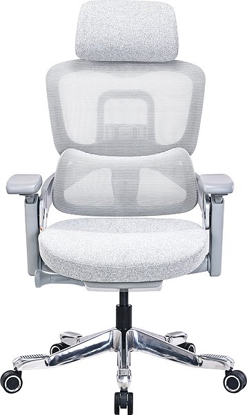Office Chair AlzaErgo Chair Abyss 2 Fabric Grey ...
