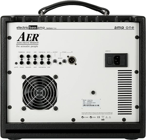 Combo AER Amp One Back page