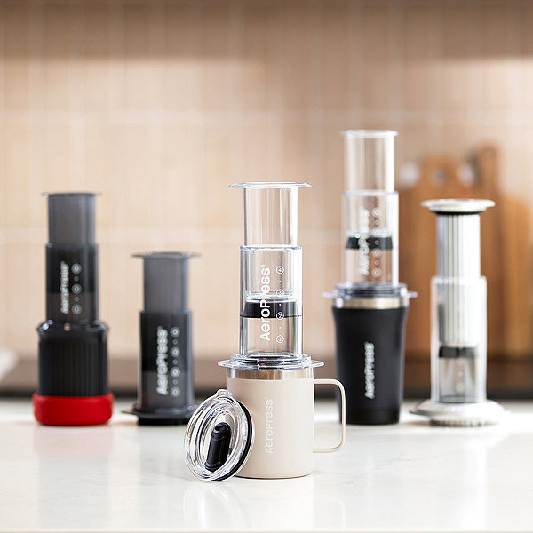 Thermal Mug AeroPress Travel coffee mug cream ...
