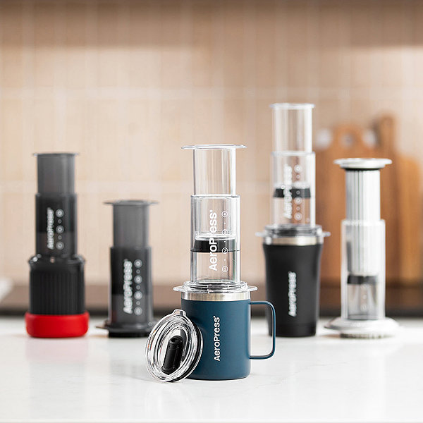 Thermal Mug AeroPress Travel coffee mug blue ...