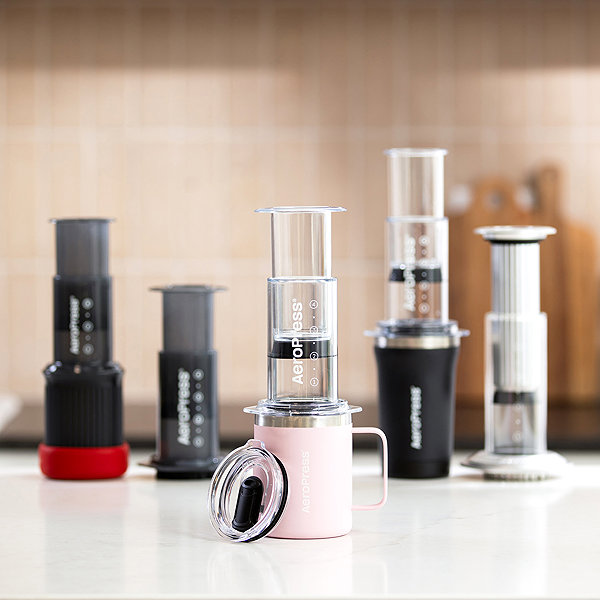 Thermal Mug AeroPress Travel coffee mug pink ...
