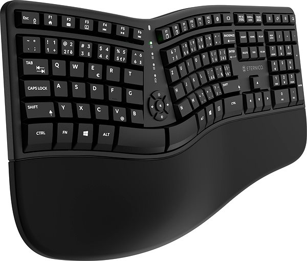 Keyboard Eternico Ergonomic Keyboard wireless KS2450 black - EN/SK ...
