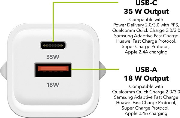 Wall Charger AlzaPower Apex G560 35W White ...