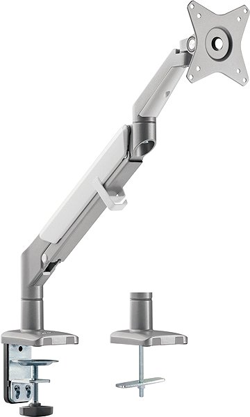 Monitor Arm AlzaErgo Arm S210S Space Saver Silver Screen