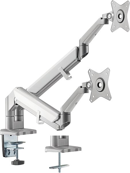 Monitor Arm AlzaErgo Arm D220S Space Saver Silver Features/technology