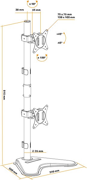 Monitor Arm AlzaErgo Arm DE35 Pylon ...