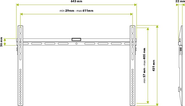 TV Mount AlzaErgo F525B Fixed 37