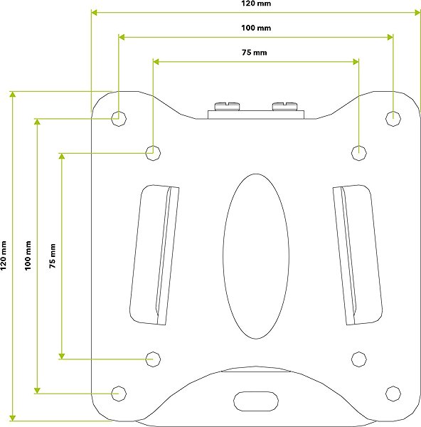 TV Mount AlzaErgo F530B Fixed 13