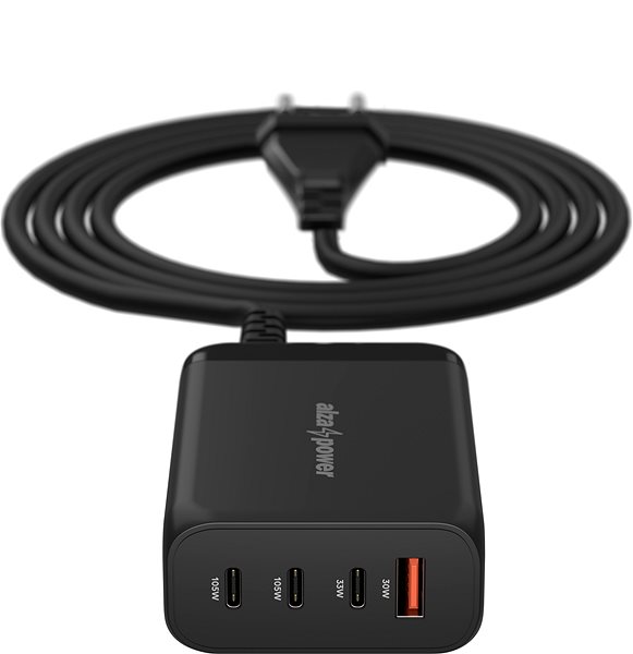 AC Adapter AlzaPower M420 Multicharge Power Delivery 130 W, black ...