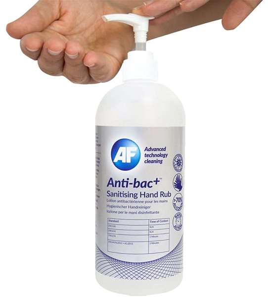 Antibakteriálny gél AF Anti Bac – Antibakteriálny čistiaci gél na ruky, 500 ml ...