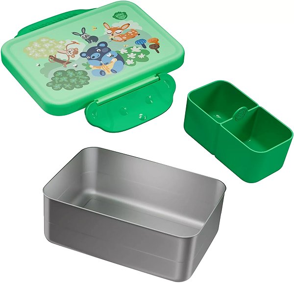 Lunch Box Affenzahn Stainless Steel Lunchbox - Mighty Meadow ...