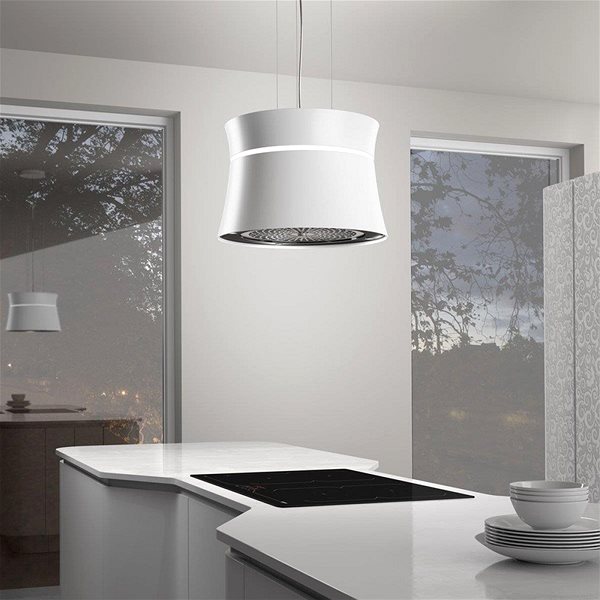 Extractor Hood AIRFORCE Sophie Crisalide TLC 50 WH Lifestyle