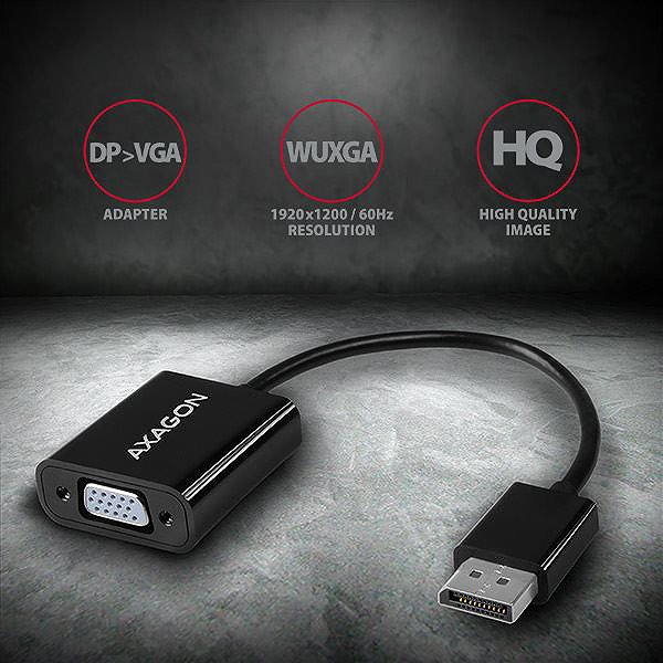 Adapter AXAGON RVD-VGN Converter DisplayPort - VGA ...