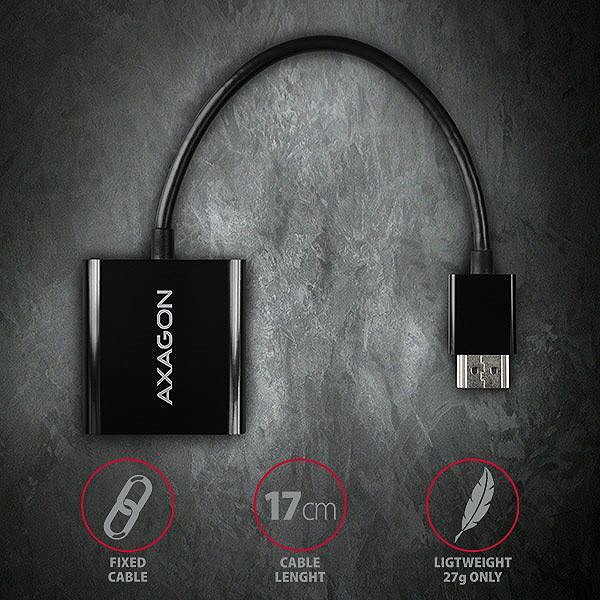Adapter AXAGON RVH-VGN HDMI to VGA Converter Screen