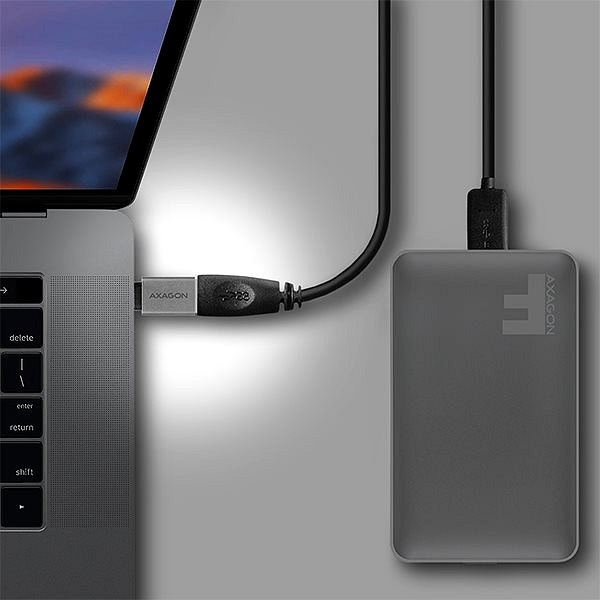 Adapter AXAGON USB-C 3.1 -> USB-A Lifestyle