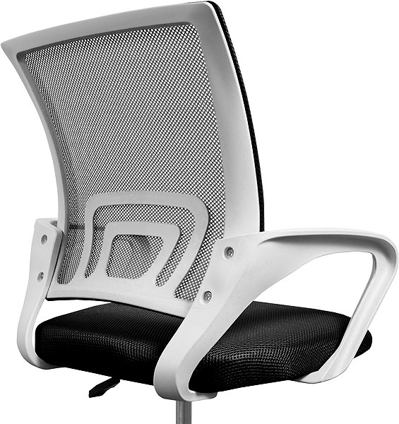 Office Chair Aga MR2073 black - white ...