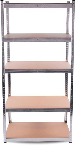 Shelving Unit AGA Metal shelf 180 × 90 × 40 cm 5 shelves MR4602 ...