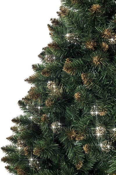 Vianočný stromček Aga Vianočný stromček Borovica 150 cm Crystal zlatá ...