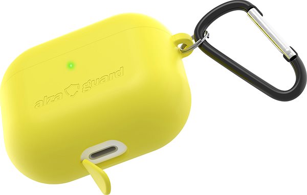 Headphone Case AlzaGuard Skinny Silicone Case for Airpods 2021 Yellow ...