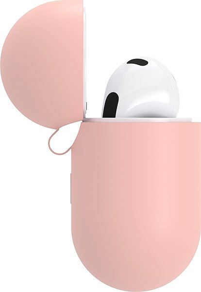 Headphone Case AlzaGuard Skinny Silicone Case for Airpods 2021 Pink ...