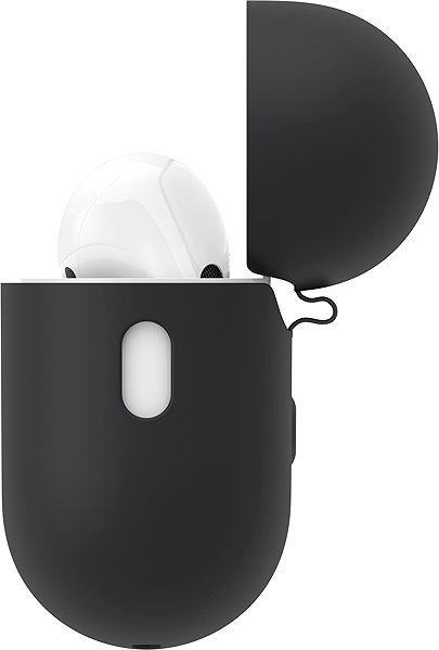 Headphone Case AlzaGuard Skinny Silicone Case for AirPods Pro 2 black ...