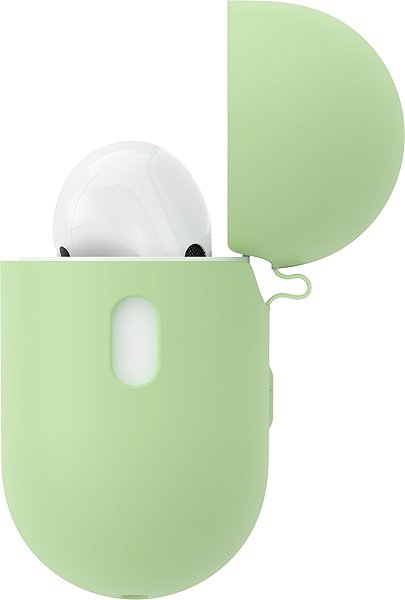 Headphone Case AlzaGuard Skinny Silicone Case for AirPods Pro 2 green ...