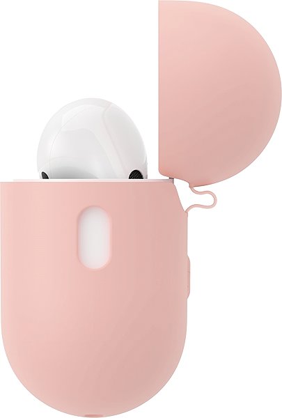 Headphone Case AlzaGuard Skinny Silicone Case for AirPods Pro 2 pink ...