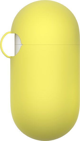 Headphone Case AlzaGuard Skinny Silicone Case for Airpods 4 yellow ...