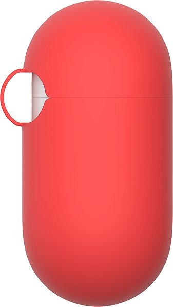 Headphone Case AlzaGuard Skinny Silicone Case for Airpods 4 red ...