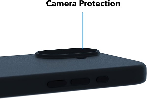 Telefon tok AlzaGuard Genuine Leather iPhone 16e MagSafe kék tok ...