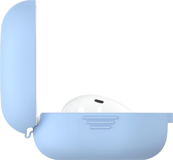 Headphone Case AlzaGuard Premium Silicone Case for Samsung Galaxy Buds Live / Pro / FE / 2 / 2 Pro Light Blue ...
