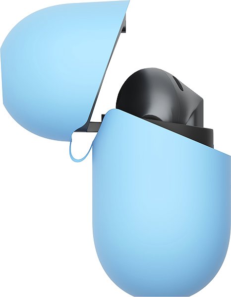 Headphone Case AlzaGuard Premium Silicone Case for Samsung Galaxy Buds 3 / Pro light blue ...