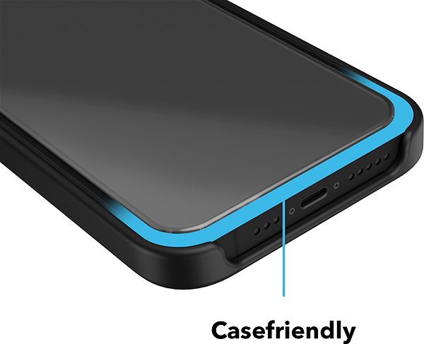 Ochranné sklo AlzaGuard 2.5D Case Friendly Glass Protector na Motorola Edge 40 5G ...