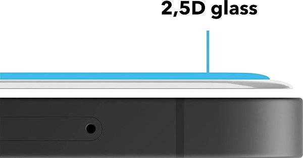 Glass Screen Protector AlzaGuard 2.5D Case Friendly Glass for Samsung Galaxy S25 FE - 1+1 free ...