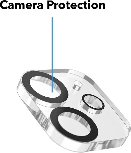 AlzaGuard Ultra Clear Lens Protector for iPhone 12 Mini .