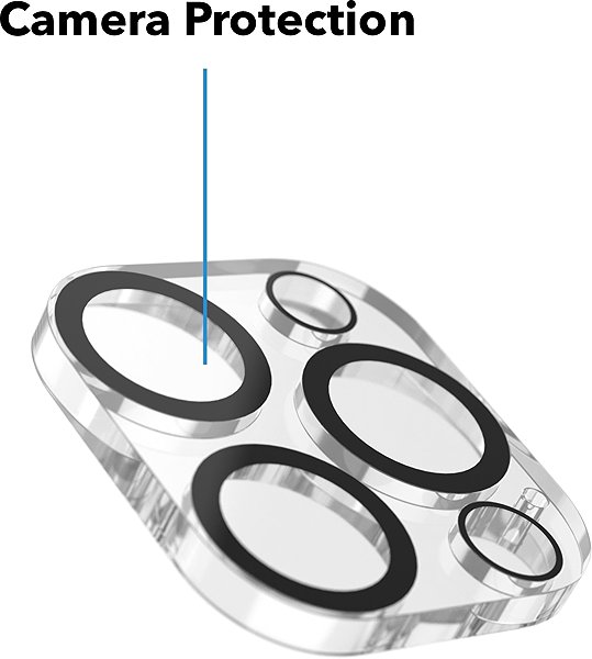 AlzaGuard Lens Protector for iPhone 12 Pro Max black .