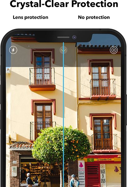 Protective glass on the lens AlzaGuard Lens Protector for Samsung Galaxy S23 / S23+ black black .