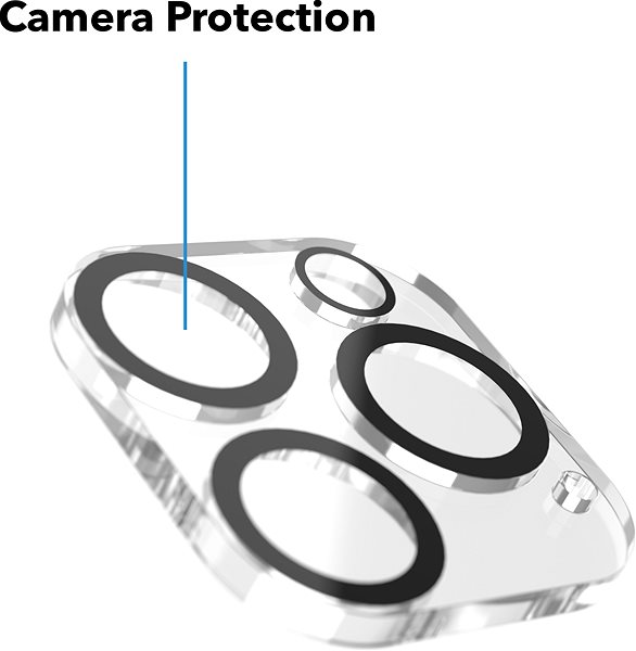 AlzaGuard Lens Protector for iPhone 15 Pro / 15 Pro Max black Screen