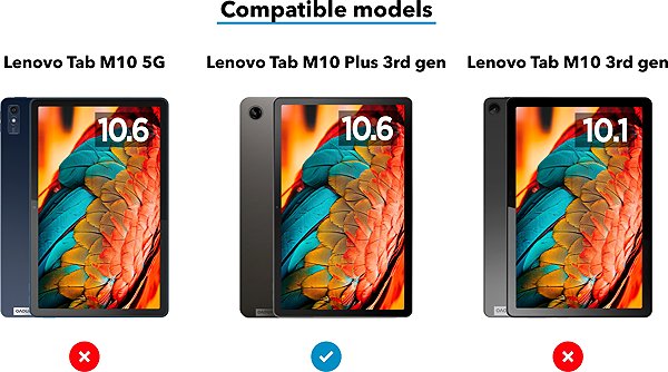 Glass Screen Protector AlzaGuard Glass Protector for Lenovo Tab M10 Plus (3rd Gen) / M10 5G ...