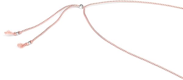 Agato Cord Necklace with Angelite and Rose Quartz HE13K3S - LP.