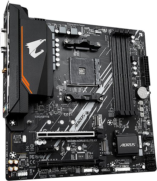 Motherboard GIGABYTE B550M AORUS ELITE AX ...