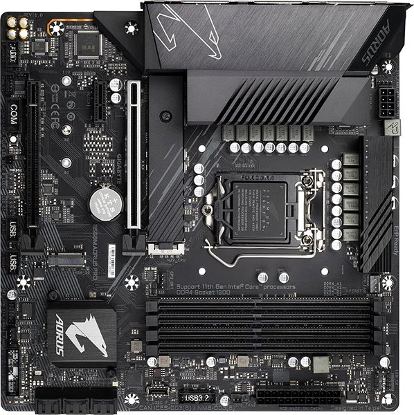 Motherboard GIGABYTE B560M AORUS PRO Screen