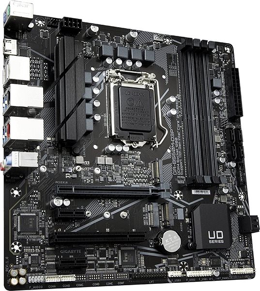 Motherboard GIGABYTE B560M D3P Lateral view
