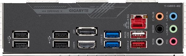 Alaplap GIGABYTE B660 GAMING X DDR4 Csatlakozási lehetőségek (portok)