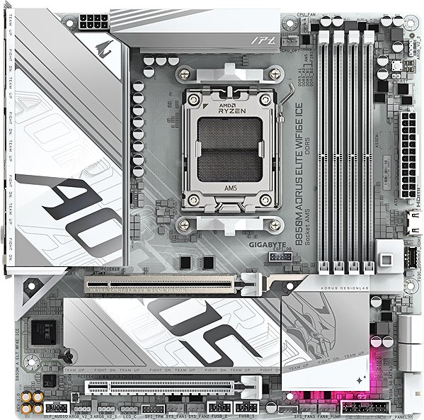 Motherboard GIGABYTE B850M AORUS ELITE WIFI6E ICE ...