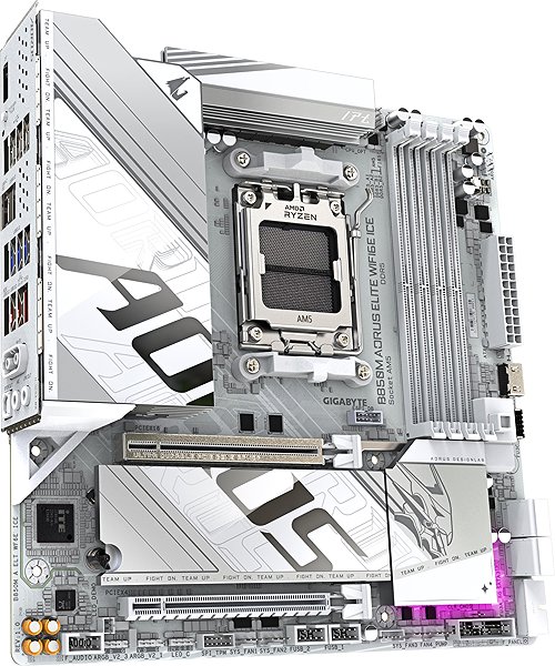 Motherboard GIGABYTE B850M AORUS ELITE WIFI6E ICE ...