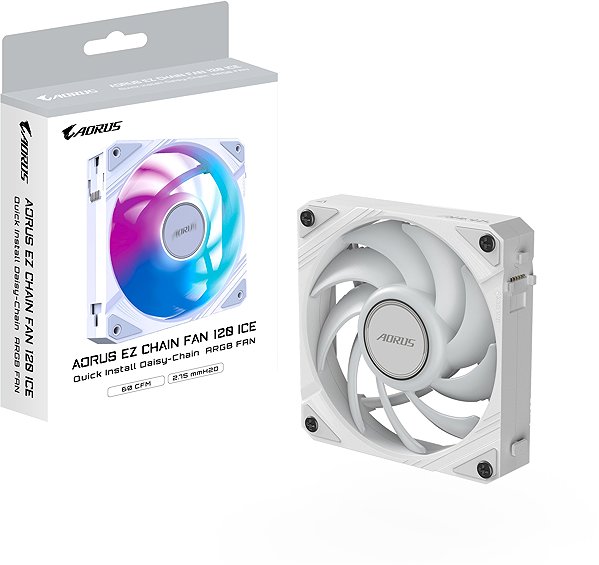 PC Fan GIGABYTE AORUS EZ CHAIN FAN 120 ICE ...