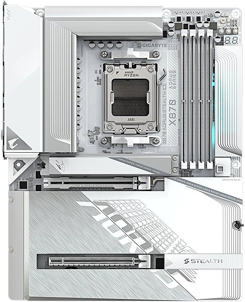 Motherboard GIGABYTE X870 AORUS STEALTH ICE ...