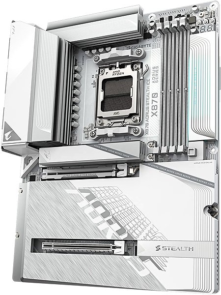 Motherboard GIGABYTE X870 AORUS STEALTH ICE ...