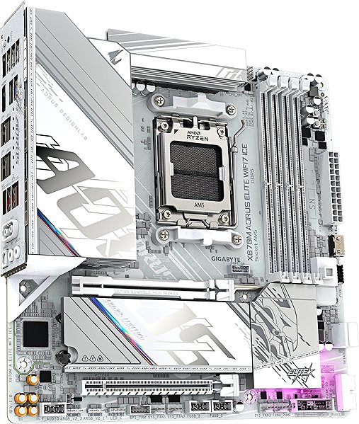 Motherboard GIGABYTE X870M AORUS ELITE WIFI7 ICE ...